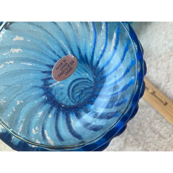 Vintage May Department St. Rainbow colorful glass candle stick holders set of 6 - Picture 15 of 16